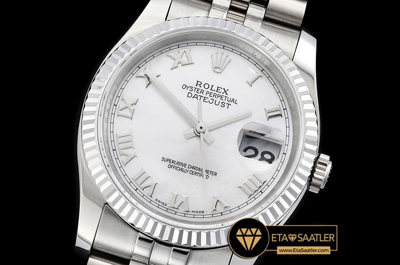 RDJ0280F - DJ 36mm Jub Flt SSSS White MOP Roman BP A3135 Mod - 01.jpg